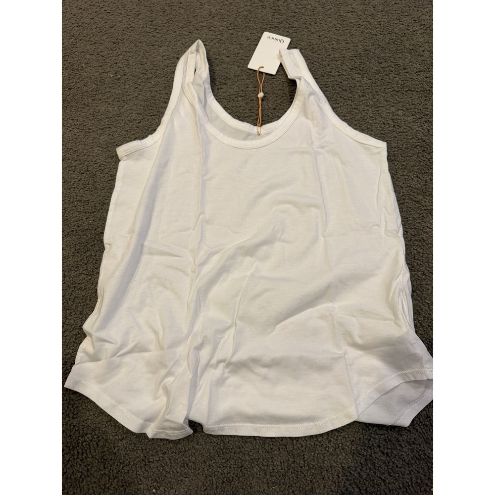 Quince Sleeved Top Women's White Size Small NWT
